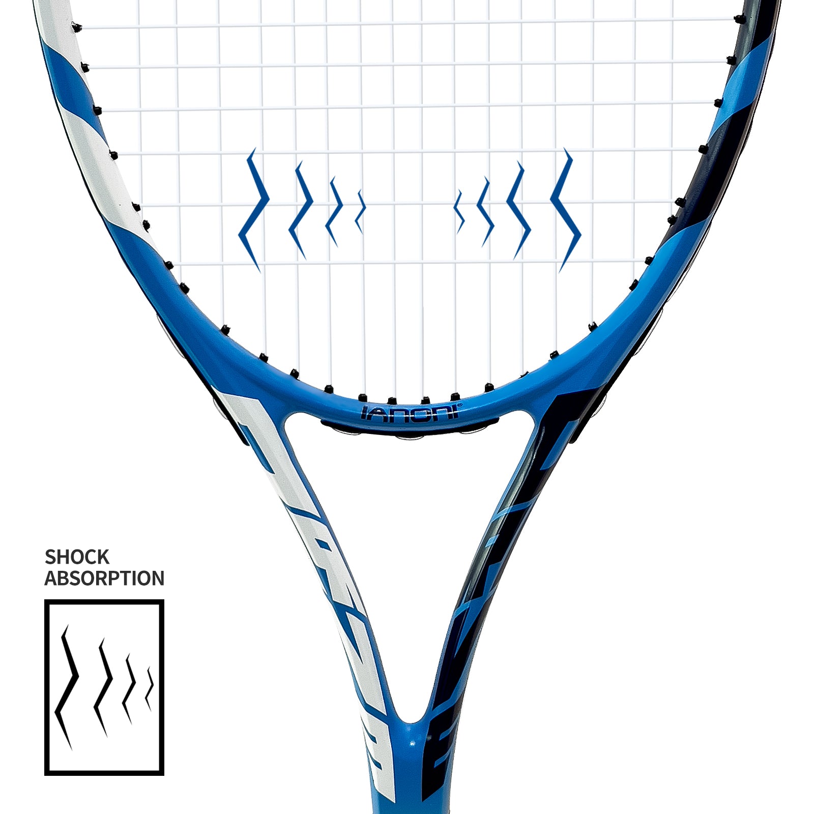 ianoni Tennis Rackets 2 Players Recreational for Beginners Pre