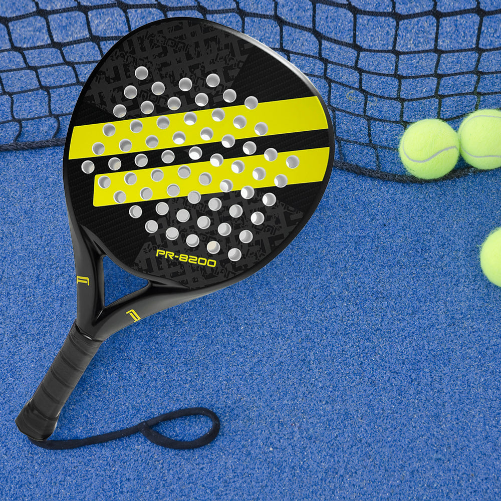4018 Padel Raquette Tennis Fibre de carbone Soft Eva Face Tennis Paddle  Raquette de raquette avec housse de sac Padle,1